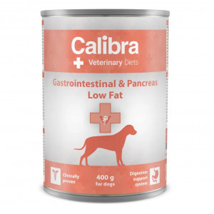 CALIBRA Veterinary Diets Gastrointestinal Low Fat - Nassfutter für Hunde - 400g