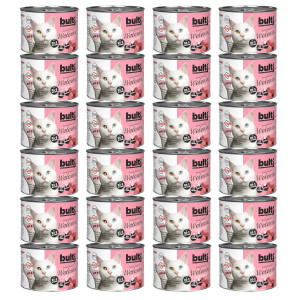BULTI Rich in beef - nassfutter für Katzen - 24x200g