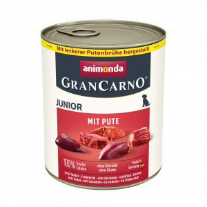 ANIMONDA GranCarno Junior Turkey - Nassfutter für Hunde - 800g