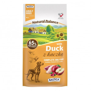 BALTICA Natural & Balance Duck M/L – Trockenfutter für Hunde – 3kg