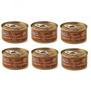 FISH4CATS Sardine and mackerel - nassfutter für Katzen - 6x70g