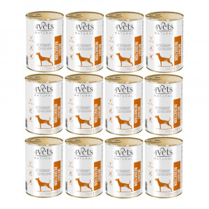 4VETS Natural Weight Reduction Dog - Nassfutter für Hunde - 12x400g