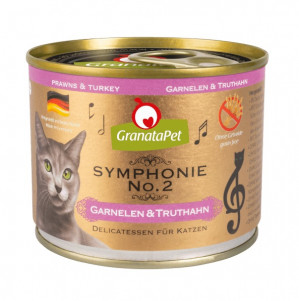 GRANATAPET Symphonie No.2 Prawns and turkey - nassfutter für Katzen - 200g