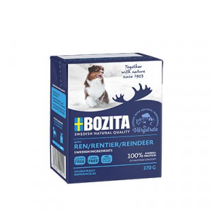 BOZITA mit Rentier in Gelee - Hunde-Nassfutter - 370g