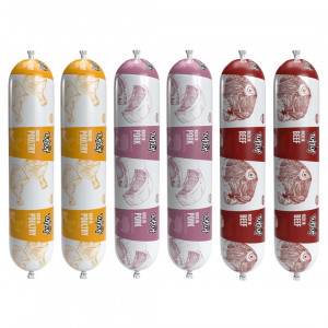 TUF TUF Bar MIX Geschmacksrichtungen - Nassfutter für Hunde - 6x900g