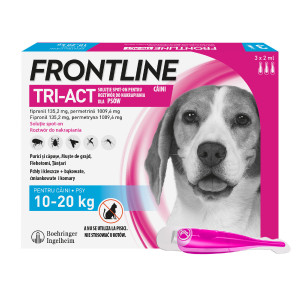 FRONTLINE Tri-Act M Parasitentropfen für Hunde 10-20 kg, 3 x 2 ml