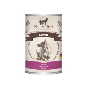 NATURAL TRAIL Lamm - Nassfutter für Hunde - 400g