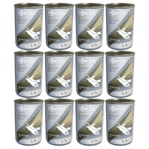 TROVET Recovery Liquid CCL – Nassfutter für Hunde und Katzen – 12x400 g