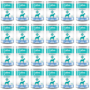 CALIBRA VD Dog Hypoallergenic Insekten&Lachs - Nassfutter für Hunde - 24x400g