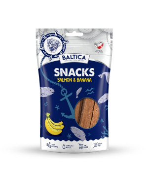 BALTICA Snacks Salmon with bananas - leckerli für hunde - 80g
