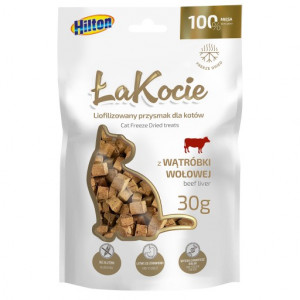 HILTON ŁaKocie Freeze dried beef liver - Katze behandeln - 30g