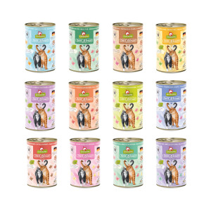 GRANATAPET Filet á la carte MIX 12 GESCHMÄCKER - Nassfutter für Katzen - 12x400g