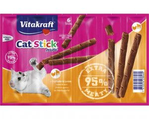 Vitakraft Cat Stick Katzen-Trockenfutter Lamm, Truthahn 36 g