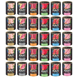 DOLINA NOTECI Rafi MIX GESCHMÄCKER – Nassfutter für Hunde – 30x800g