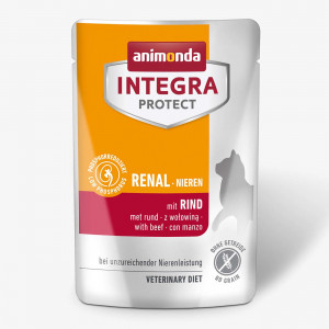 ANIMONDA Integra Protect Renal Nieren mit Rind - Nassfutter für Katzen - 85g