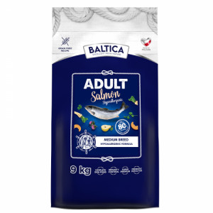 BALTICA Excellent Hypoallergenic Adult Medium breeds Salmon - trockenfutter für Hunde - 9kg