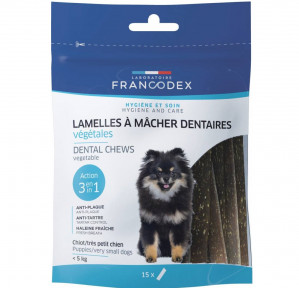 FRANCODEX Dental Strips XS - leckerli für hunde - 15