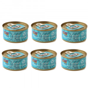 FISH4CATS Tuna fillet with crab - nassfutter für Katzen - 6x70g