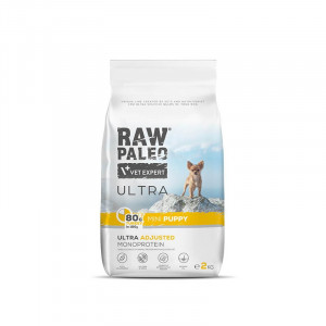 RAW PALEO Ultra Mini Puppy Turkey - Trockenfutter für Welpen - 2 kg