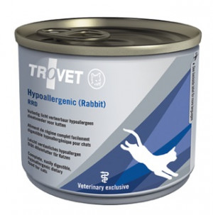 TROVET Hypoallergenic RRD with rabbit - Nassfutter für Katzen - 200g 