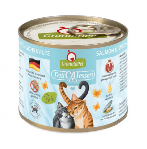 GRANATAPET DeliCATessen Salmon and turkey - nassfutter für Katzen - 200g