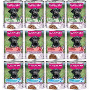 EUKANUBA Life Care Puppy MIX Sorten - Nassfutter für Hunde - 12x400g