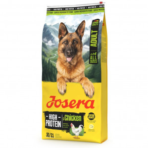 JOSERA High Protein Chicken - trockenfutter für Hunde - 12,5kg