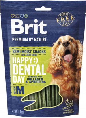BRIT Premium Dog Snack Dental M - Leckerli für Hunde - 180g