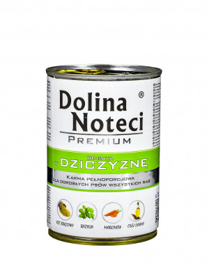 DOLINA NOTECI Premium Reich an Wild – Nassfutter für Hunde – 400 g