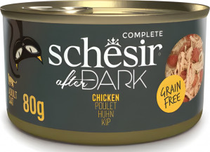 SCHESIR After dark Chicken in broth - nassfutter für Katzen - 80g