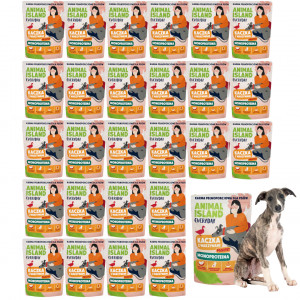 ANIMAL ISLAND Everyday Monoprotein Ente - Nassfutter für Hunde - 27x300g