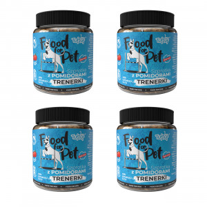 TUF TUF Trainerinnen Sprotte mit Tomate – Leckerbissen für Hunde – 4 x 120 g