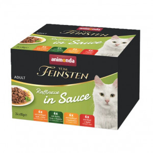 ANIMONDA Vom Feinsten Adult Raffinesse in sauce - nassfutter für Katzen - 24x85g