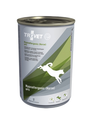 TROVET Hypoallergenic HPD with horse - Nassfutter für Hunde - 400 g
