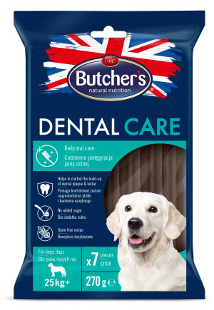  Butcher's Dental Care - dental Snack für große Hunderassen - 270g