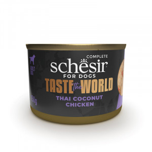 SCHESIR Taste the world Chicken thai coconut - Nassfutter für Hunde - 150g