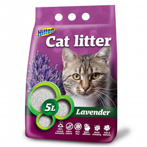 HILTON Bentonit Lavendel klumpendes Katzenstreu - 5 l