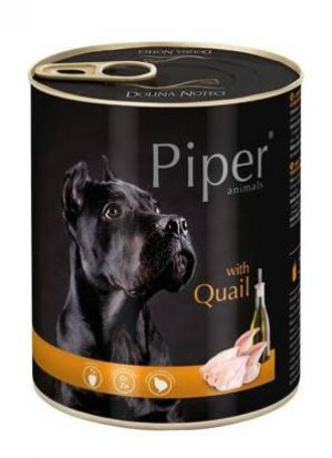 DOLINA NOTECI Piper Animals with quail - nassfutter für Hunde - 800g
