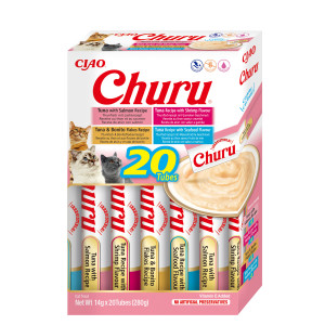 INABA Churu Variety box Seafood - Katze behandeln - 20 x 14g