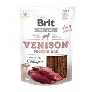 BRIT Meaty Jerky Venison Protein - Hundeleckerli - 200 g