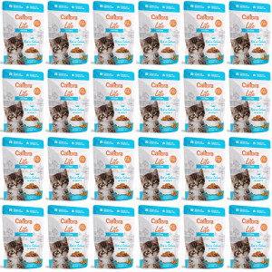 CALIBRA Cat Life pouch Kitten Salmon in gravy - Nassfutter für Katzen - 24x85g