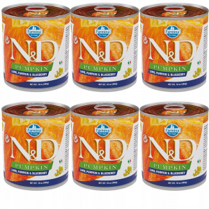 FARMINA N&D Dog Lamb&Pumpkin Adult – Nassfutter für Hunde – 6 x 285 g