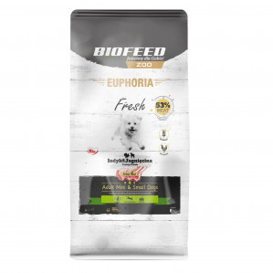 BIOFEED Euphoria Fresh Adult Mini & Small Turkey with lamb - trockenfutter für Hunde - 8kg