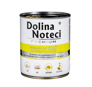 DOLINA NOTECI Premium Rich in goose with potatoes - Nassfutter für Hunde - 800 g