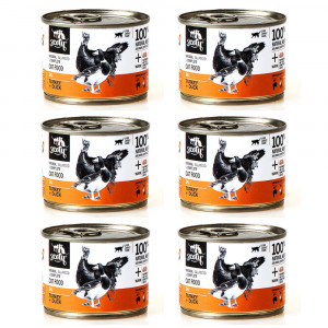 3COTY 14. Turkey and duck - nassfutter für Katzen - 6x180g