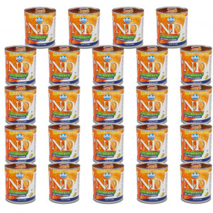 FARMINA N&D Dog Lamb&Pumpkin Adult – Nassfutter für Hunde – 24x285 g