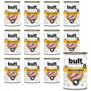 BULT Rich in turkey - Nassfutter für Hunde - 12x800 g