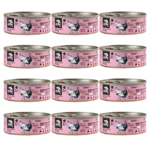 3COTY Turkey Senior - nassfutter für Katzen - 12x80g