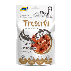 HILTON Treats with salmon - leckerli für hunde - 80g