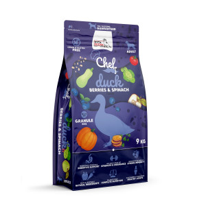 SYTA MICHA Chef Duck, berries and spinach - trockenfutter für Hunde - 9kg